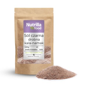 Sól himalajska czarna drobna (kala-namak) 1kg