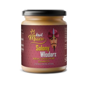 Masło orzechowe z orzechów ziemnych SOLONE 500g - Król maseu