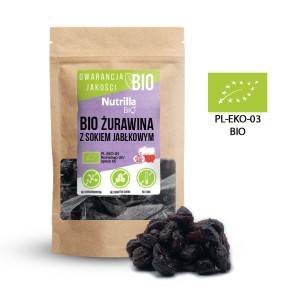 Żurawina suszona bez cukru BIO 1kg Ekologiczna